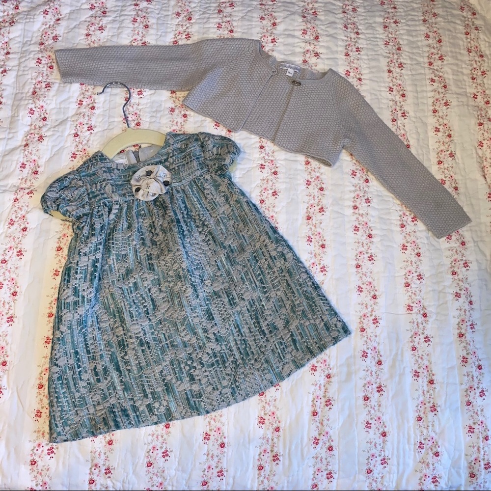 Fina Ejerique dress+cardigan 18mo